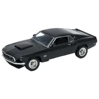Mașină de colecţie Welly 1969 FORD MUSTANG BOSS 429 24067 Black Black