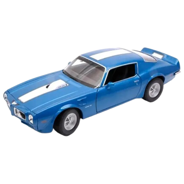 Mașină de colecţie Welly 1972 PONTIAC FIREBIRD 24075 Black Blue photo 1