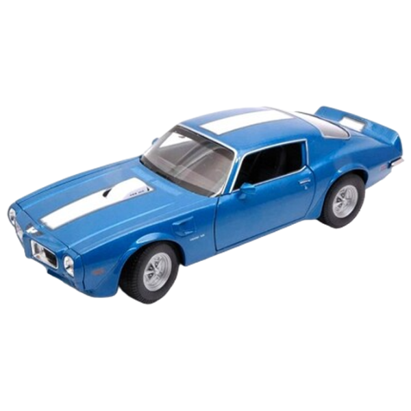 Mașină de colecţie Welly 1972 PONTIAC FIREBIRD 24075 Black Blue photo 1