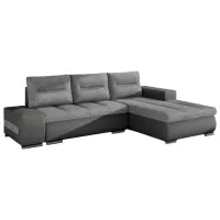 Canapea de colț Eltap Ottavio (5539971) Pânză de iută/ Gray