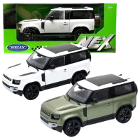 Mașină de colecţie Welly 2020 Land Rover Defender 24110W Black Multicolor