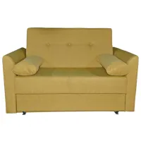 Canapea Platan Mini II 12 (5475602) Pânză de iută/ Yellow