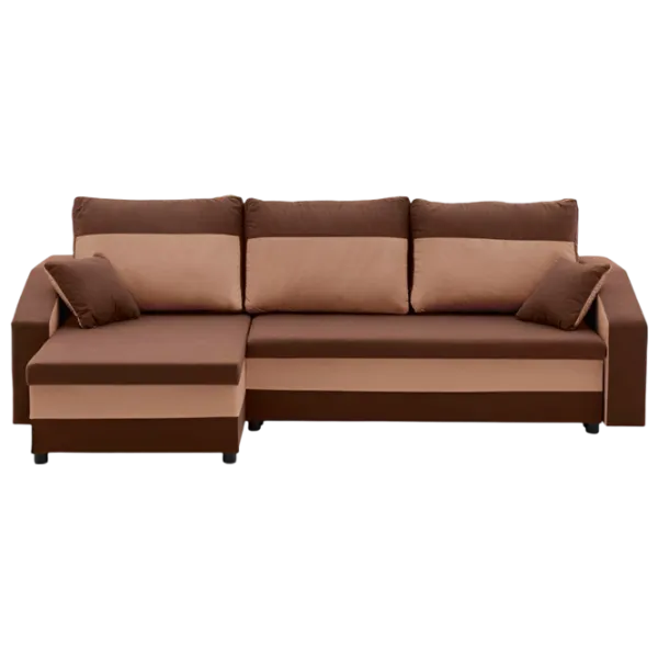 Canapea de colț Magnifico Hewlet Foam Mikro 20/ 05 (5702274) Velur/ Brown photo 1 Canapea de colț Magnifico Hewlet Foam Mikro 20/ 05 (5702274) Velur/ Brown photo 1