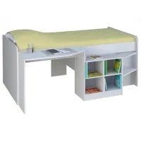 Pat pentru copii Polini Kids 80 x 190 cm/ PAL/ White