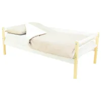Pat pentru copii Belmarco Svogen 70 x 160 cm/ Masiv/ White