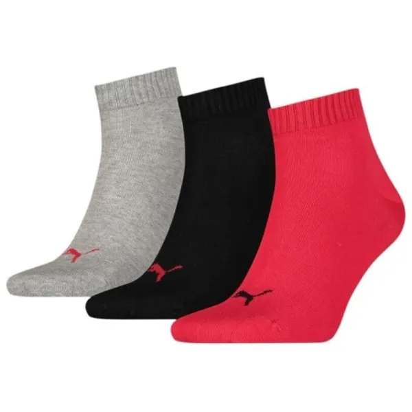 Ciorapi unisex Puma Quarter Plain 3P 39 - 42/ Multicolor photo 1 Ciorapi unisex Puma Quarter Plain 3P 39 - 42/ Multicolor photo 1