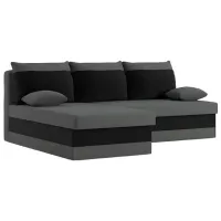 Угловой диван Magnifico Deli Foam Left Mikro 27/ 15 (5702257) Велюр/ Серый