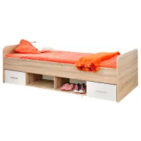 Pat pentru copii ASM Dino DSW DI-04 90 x 200 cm/ PAL/ Sonoma Oak