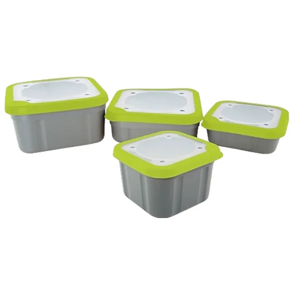 Cutie de pescuit Matrix Bait Boxes Solid Top 1.8 l/ Grey photo 1