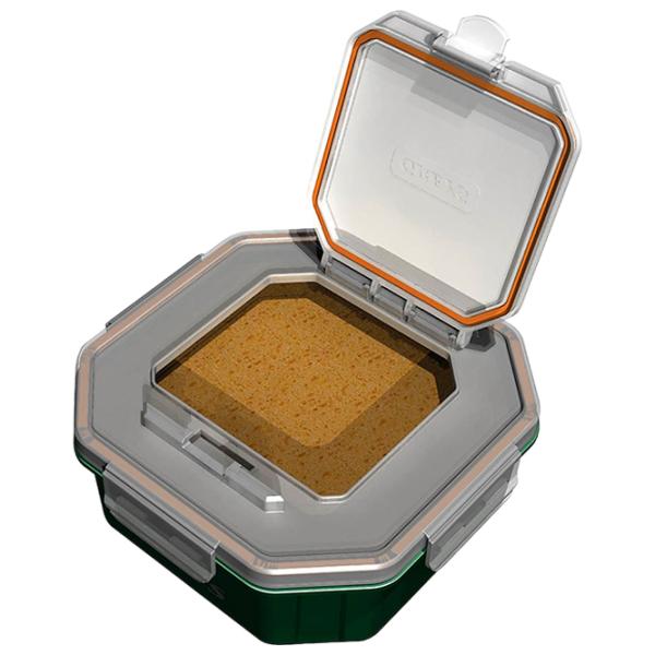 Cutie de pescuit Greys Klip-Lok Flip Top Bait 2.4 l/ Green photo 1