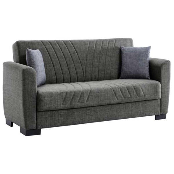 Canapea Fabulous Lori 2 (5641666) Pânză de iută/ Dark Gray photo 1