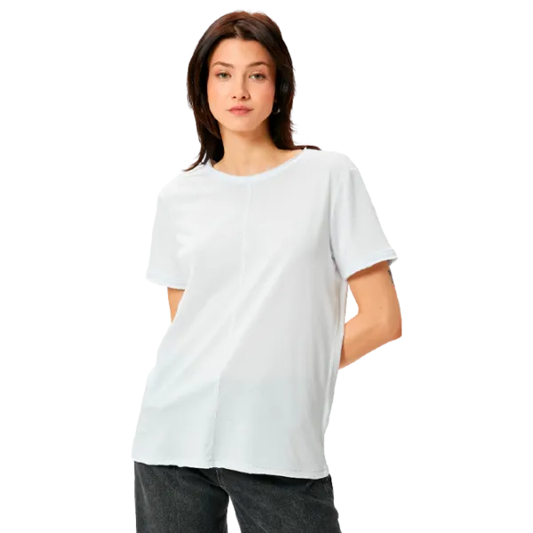 Tricou pentru femei Koton 4SAK50147EK 100% bumbac/ White photo 1