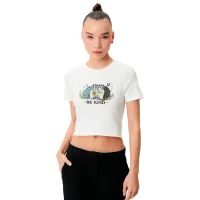 Tricou pentru femei Koton 4SAL10158IK 100% bumbac/ White