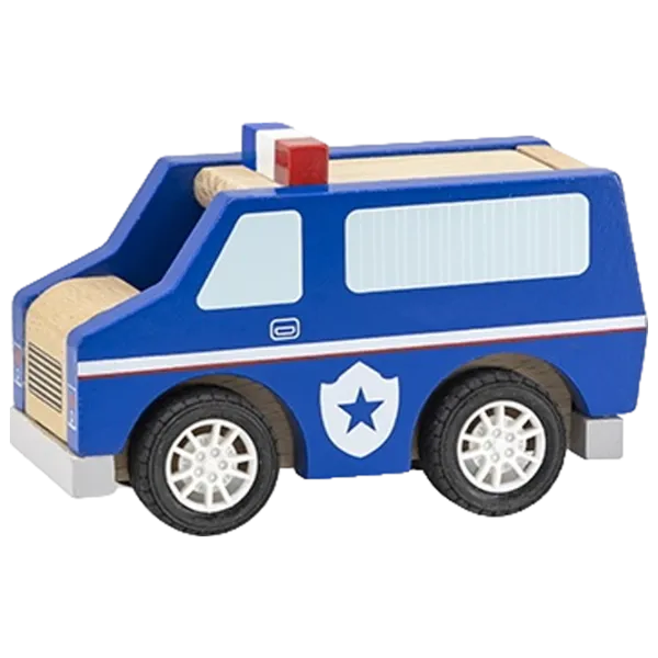 Mașină VIGA Police Car 44513 Black Blue photo 1