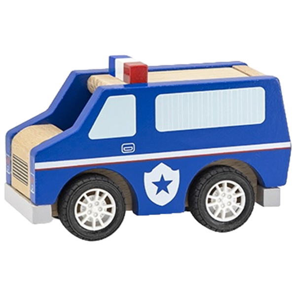 Mașină VIGA Police Car 44513 Black Blue photo 1