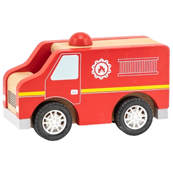 Mașină VIGA Fire car 44512 Black Red photo 1