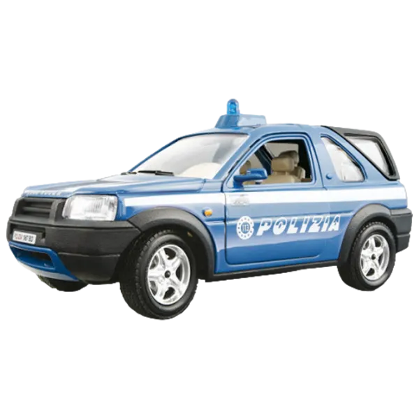 Машинка Bburago Freelander Polizia (1999) 18-25045 Черный Синий photo 1