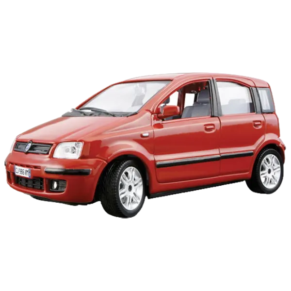 Mașină Bburago Fiat Nuova Panda (2003) 18-25042 Black Red photo 1