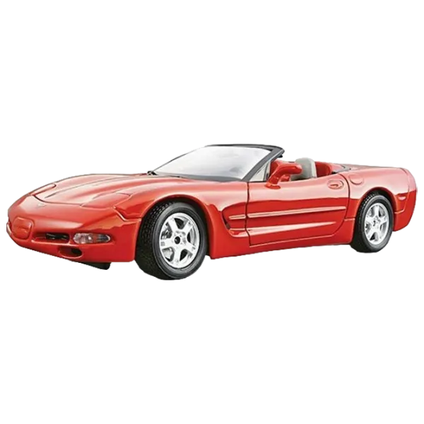 Mașină Bburago Chevrolet Corvette cabrio (1998) 18-25040 Black Red photo 1 Mașină Bburago Chevrolet Corvette cabrio (1998) 18-25040 Black Red photo 1