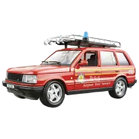 Машинка Bburago Range Rover fire (1994) 18-25030 Черный Красный