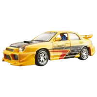Машинка Bburago Subaru Impreza WRX 18-23006 Черный Желтый