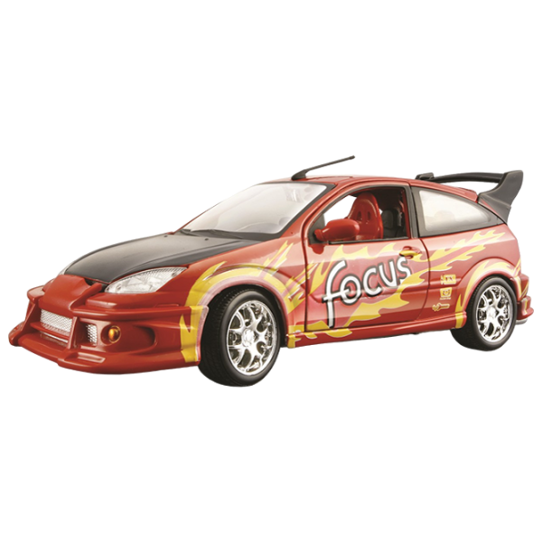 Mașină Bburago Ford Focus 18-23002 Black Red photo 1