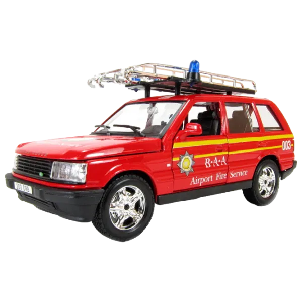 Mașină Bburago Range Rover fire 18-22062 Black Red photo 1