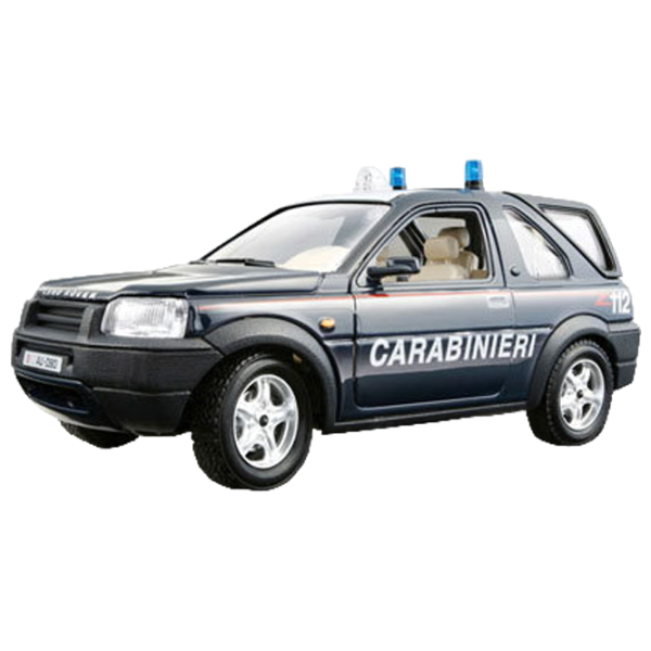 Машинка Bburago Freelander Carabinieri 18-22039 Черный Синий photo 1