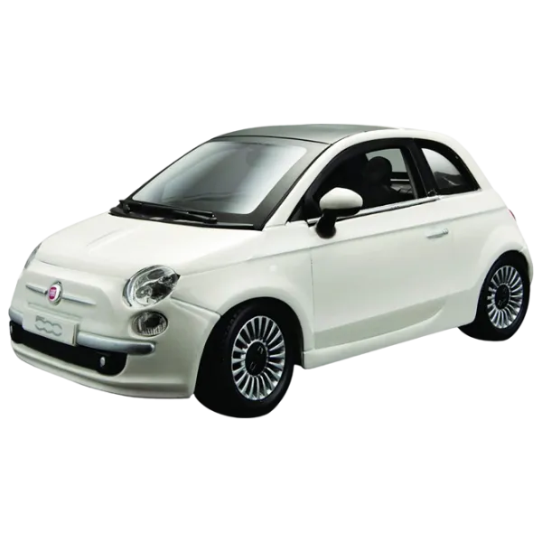 Mașină Bburago Window-Fiat new 500 (2007) 18-25072 Black Multicolor photo 1