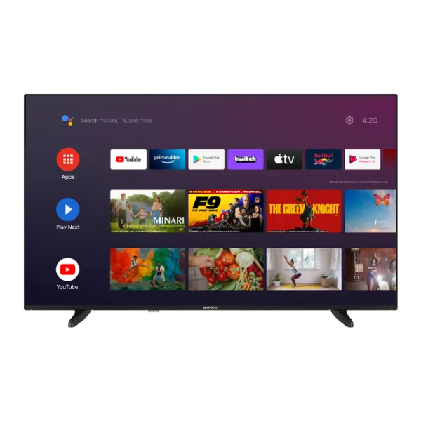 Телевизор Daewoo 55DM72UA 55"/ LED/ 4K/ Smart TV/ Черный photo 1