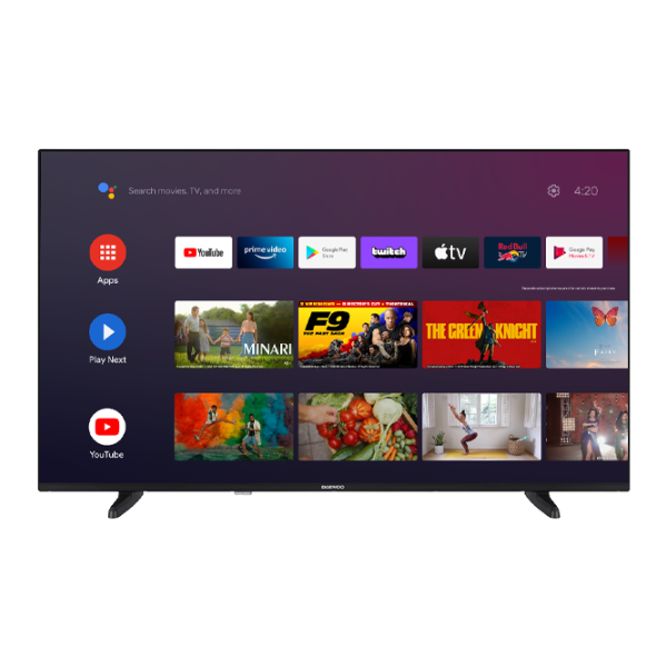 Телевизор Daewoo 55DM72UA 55"/ LED/ 4K/ Smart TV/ Черный photo 1