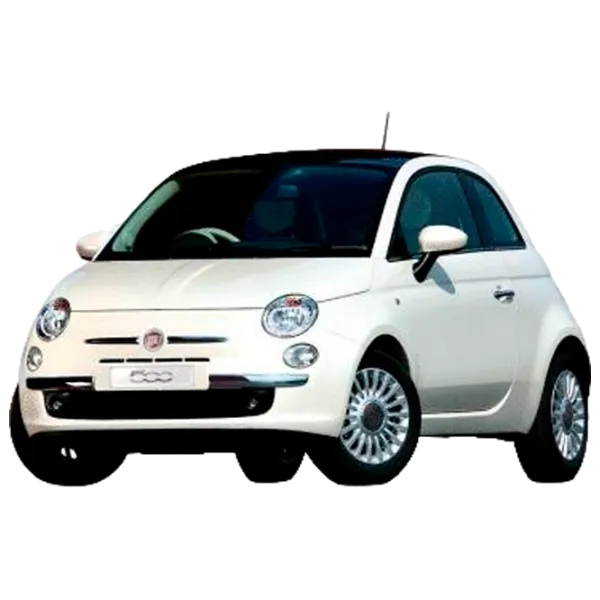 Mașină Bburago Fiat 500 2007 18-21032 Black Multicolor photo 1