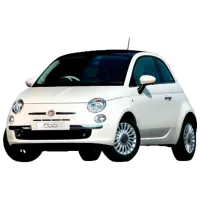 Mașină Bburago Fiat 500 2007 18-21032 Black Multicolor