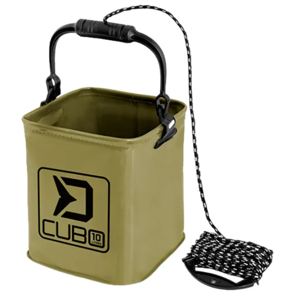 Găleată de pescuit Delphin CUBO 5 l/ Green photo 1