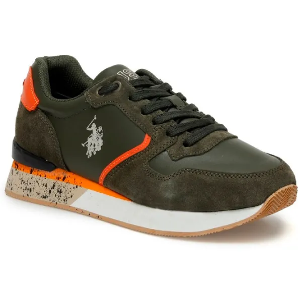 Adidași pentru bărbați U.S. Polo Assn. 2F GAREN 2PR-D 41/ Khaki photo 1