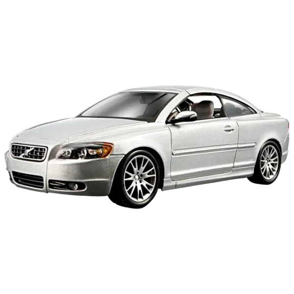 Mașină Bburago Volvo C70 coupe 18-21024 Black Argintiu photo 1