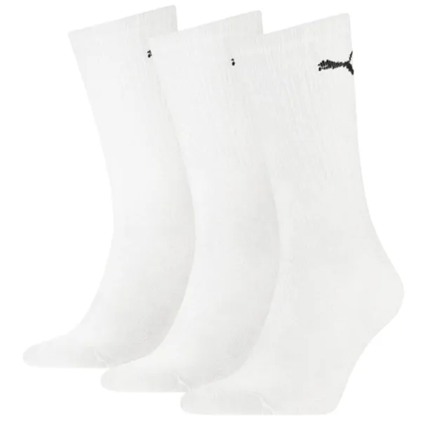 Ciorapi unisex Puma Crew Sock 3P 43-46/ White photo 1 Ciorapi unisex Puma Crew Sock 3P 43-46/ White photo 1