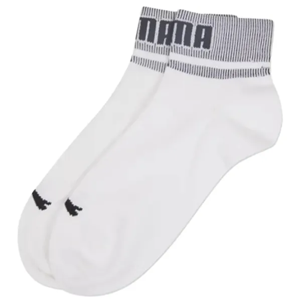 Ciorapi unisex Puma New Heritage Quarter 2P 39 - 42/ White photo 1 Ciorapi unisex Puma New Heritage Quarter 2P 39 - 42/ White photo 1