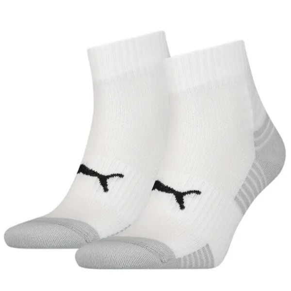 Ciorapi unisex Puma Sport Cushioned Quarter 2P 43-46/ White photo 1