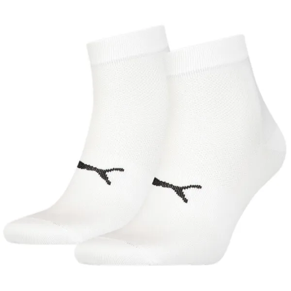 Ciorapi unisex Puma Sport Light Quarter 2P 35-38/ White photo 1 Ciorapi unisex Puma Sport Light Quarter 2P 35-38/ White photo 1