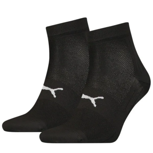 Ciorapi unisex Puma Sport Light Quarter 2P 43-46/ Black photo 1 Ciorapi unisex Puma Sport Light Quarter 2P 43-46/ Black photo 1