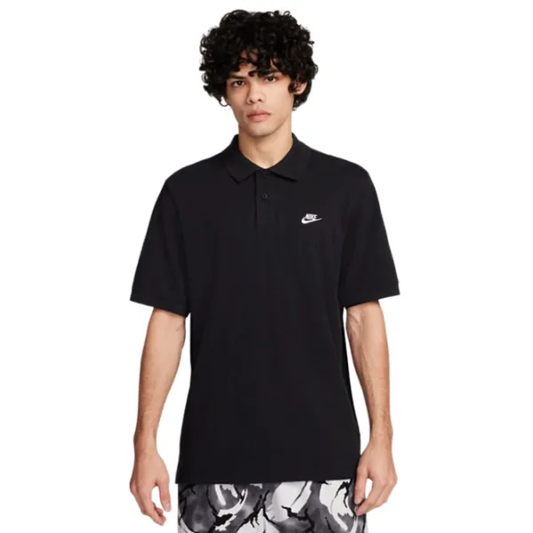 Tricou polo pentru bărbați Nike M Nk Club Ss Polo Pique Black photo 1 Tricou polo pentru bărbați Nike M Nk Club Ss Polo Pique Black photo 1