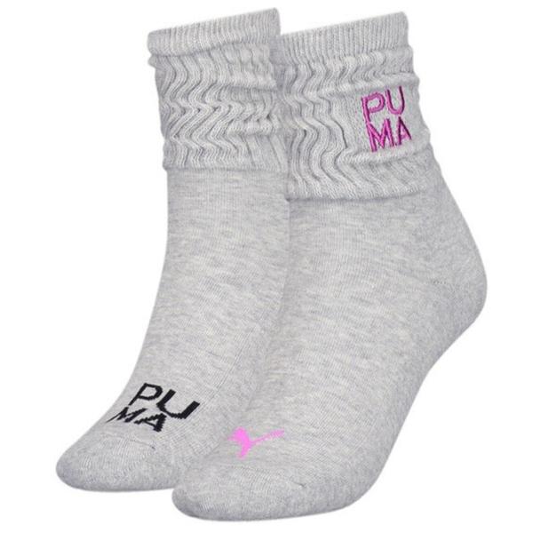 Ciorapi для женщин Puma Slouch Sock 2P 35-38/ Grey photo 1