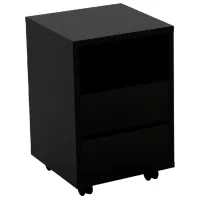 Comodă Helvetia Agapi 24W3LZ00 61.9 x 40 x 40/ LPAL/ Black Matt