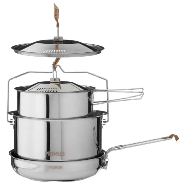 Посуда походная Primus CampFire Cookset S.S. Large Количество в наборе - 5 photo 1