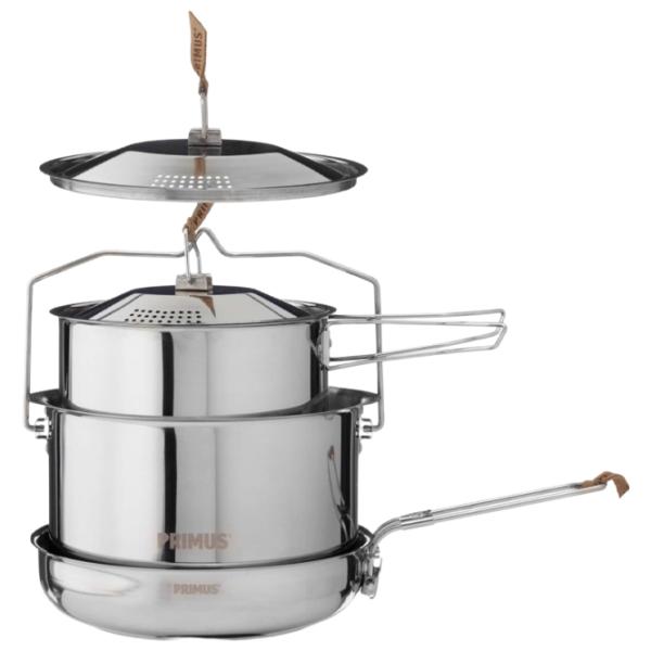 Посуда походная Primus CampFire Cookset S.S. Large Количество в наборе - 5 photo 1