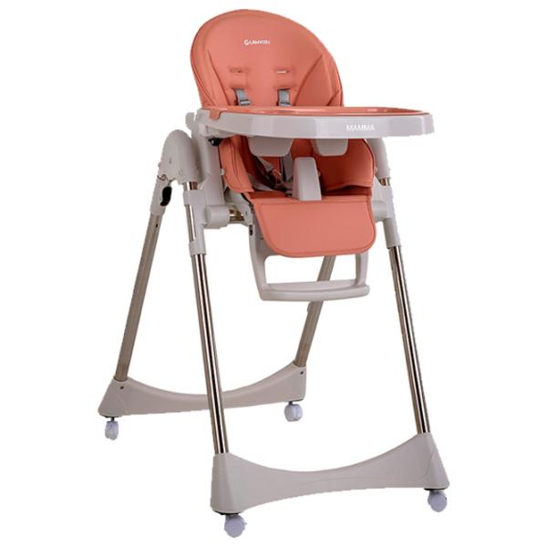 Стульчик для кормления Glamvers Mamma (33232) / 6 месяцев / Персиковый  photo 1