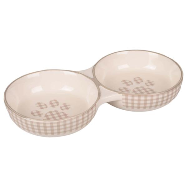Bol pentru animale Flamingo Mylo Double Ceramică photo 1 Bol pentru animale Flamingo Mylo Double Ceramică photo 1
