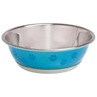 Миска для животных Flamingo Selecta Paw нерж. сталь