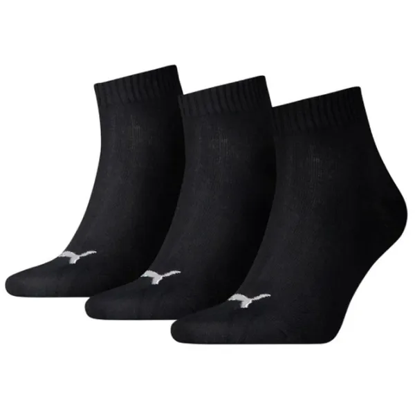 Ciorapi pentru femei Puma Quarter Plain 3P 35-38/ Black photo 1